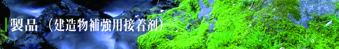 製品（建造物補強用接着剤）